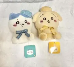 ちいかわ　東京みやげ　お座りぬいぐるみ　ハチワレ　うさぎ　2個セット　タグ付き