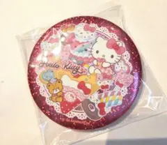 サンリオ キラキラBIG缶バッチ ハローキティ