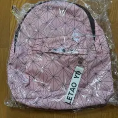 鬼滅の刃、禰豆子柄ピンクリュック