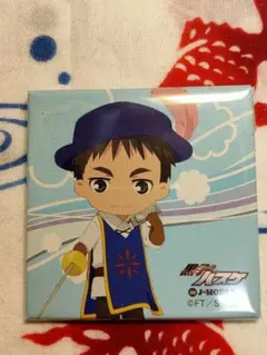 木吉鉄平　黒子の文化祭　スクエア缶バッジ