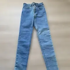 GU ライトブルー スキニーデニム