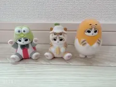 モフサンドサンリオもふもふフロッキーけろっぴ ぐでたまコロコロクリリン3体セットのサムネイル