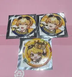AMPTAK海賊団 ランダム缶バッジ あっきぃ等身×1 デフォ×2セット - メルカリ