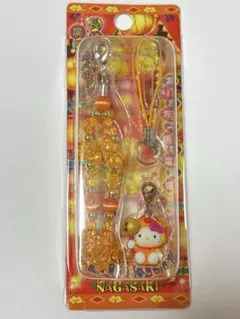 希少　レア　ご当地キティー　ストラップ　長崎　龍踊り