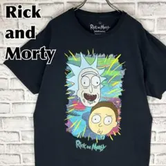 Rick and Morty ビッグプリント キャラクターTシャツ 半袖 輸入品のサムネイル