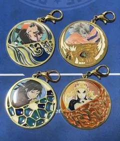 鬼滅の刃　ステンドグラスキーホルダー　ジャンプフェスタ2020 4種セット販売