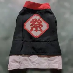 犬服★祭り★黒と赤★小型犬★XSサイズ★レッド！ブラックのサムネイル