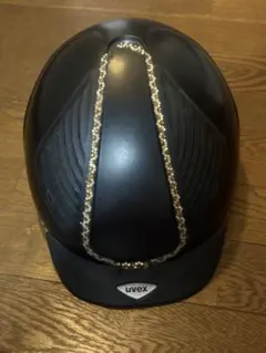 uvex 乗馬用ヘルメット 黒 サイズMーL