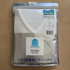 【新品】グンゼ アセドロン VネックTシャツ 鹿の子素材
