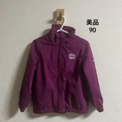 【美品】BABYDOLL ウィンドブレーカー 女の子 紫 90