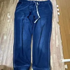 ライトオン　モコモコ　デニム風　スウェットパンツ　M BACK NUMBER