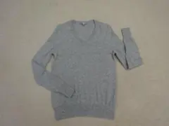 ユニクロ★カシミヤ100% カシミア Vネック 長袖セーター カシミヤセーター