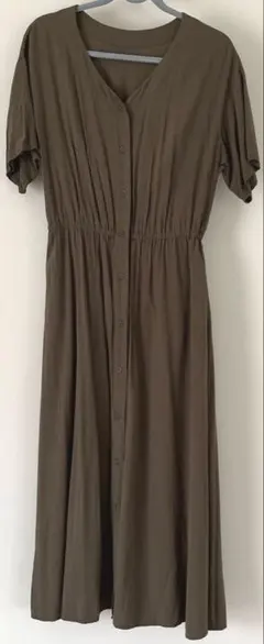 グローバルワーク 半袖 ロングワンピース L