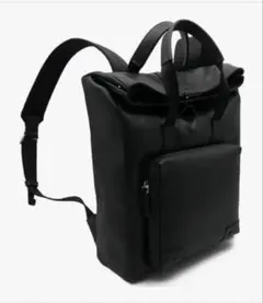 未使用 近年モデル FURLA トラベル テクニカル バックパック A4収納可 美品 フルラ リュック バックパック テクニカル 現行 レザー A4 黒