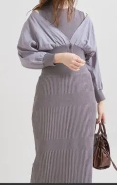 リブニット セットアップ