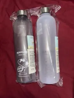 新品✨スヌーピータイムマーカー付きウォーターボトル二本セットのサムネイル