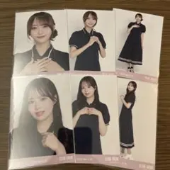 乃木坂46 生写真 弓木奈於 佐藤璃果 ポロシャツワンピ 3種コンプ まとめ売り