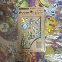 ポケモン　布に貼れるステッカー　メッソン　ジメレオン　インテレオン