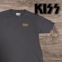 【4Ｌ】 KISS バンドtシャツ　バッグプリント 古着 ツアーt