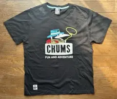 CHUMS 黒Tシャツ