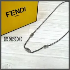 【美品】FENDI フェンディ　オーロック　FFロゴ　ネックレス