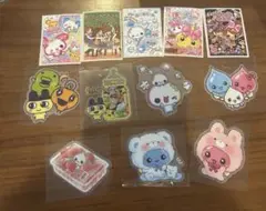 しずくちゃん　たまごっち　あわわちゃん　アメステ　シール　アソート　12枚