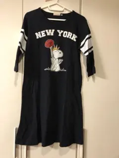 スヌーピー ロングワンピース　カットソー