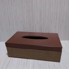 《ぽんず様専用です》【箱型 ティッシュケース】茶系★アジアン系★オシャレ