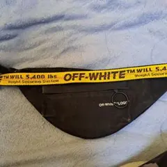 OFF-WHITE ボディバッグ ブラック オフホワイト