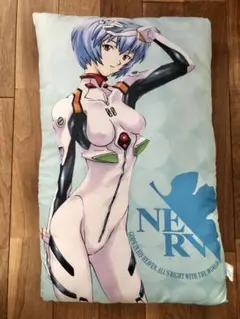 エヴァンゲリオン 一番くじ 綾波レイ 枕本体 まくら水色 青 非売品 レア 希少