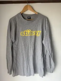STUSSY USA製 長袖Tシャツ グレー Lのサムネイル