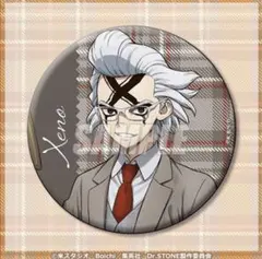 Dr.STONE 缶バッジ 丸形 ゼノ D賞 オンラインくじ 読書の秋編