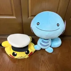 ポケットモンスター ぬいぐるみ ピカチュウ 帽子てウーパーセット