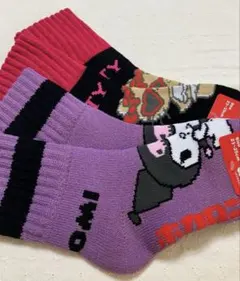 新品⭐︎履くホカロン サンリオキャラクターコラボ裏パイルソックス2足セット