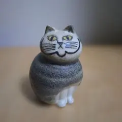 骨董 猫 真鍮製 縁起物 養蚕信仰 ネコ 鼠よけ 御守り 民衆仏 民芸