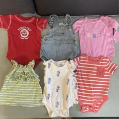 ロンパース・カバーオール 6点セット