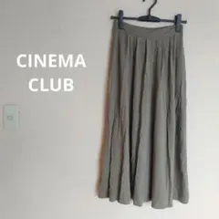 ロングスカート フレアスカート カーキCINEMA CLUBのサムネイル