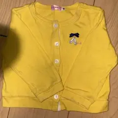 ミキハウス カーディガン 80 イエロー