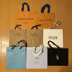 ショップ袋　LOUIS VUITTON COACH等　　 ８枚まとめ売りのサムネイル