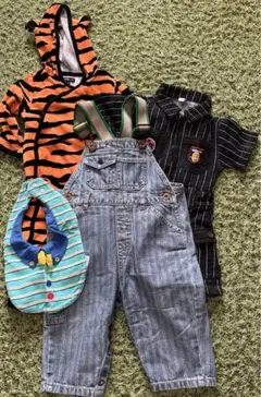 70cm 子供服まとめ売り 夏 ロンパース 甚平