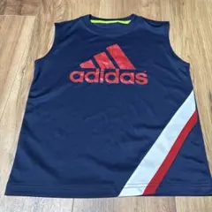 saya様専用　　adidas ノースリーブタンクトップ ネイビー　130