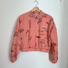 adidas レディース グラフィックプリントブルゾン