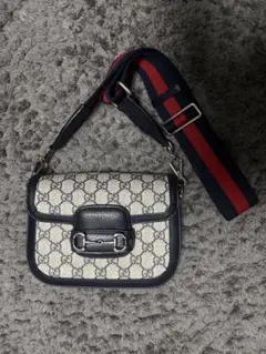 【極美品】GUCCI グッチ ホースビット1955 ミニバッグ GGスプリーム