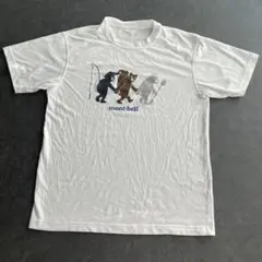 mont-bell Tシャツ くま ホワイト