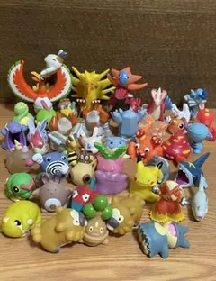 ポケモンキッズ 指人形 40個 ソフビ 3個 セット