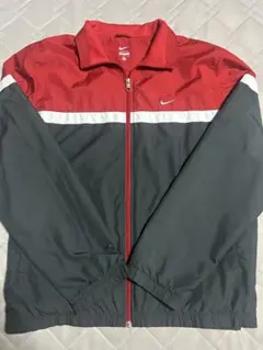 NIKE ナイキ ナイロンジャケット レッド ブラック XL