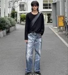 超希少　アナクロノーム　ダメージペンキ加工デニム　山田蓮　TSY オモシー 超希少 アナクロノーム ダメージペンキ加工デニム 山田蓮 TSY オモシー