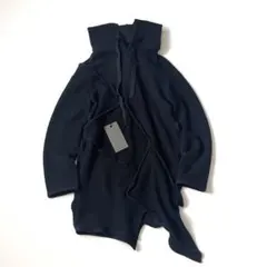 Ilaria Nistri系 変形ハイネック 斜めジップ ロングジャケット - メルカリ