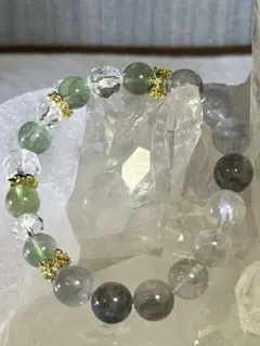 83【迷いを手放し直感と判断力を高める】ローライトxクラウディクォーツx水晶