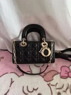 ブラック キルティング ハンドバッグ~~~~